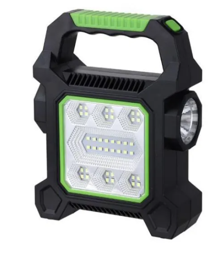 Lampa camping JY 258B cu 40 leduri lanterna laterala incarcare solara si maner transport